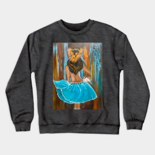 Swirling Twirling Hula Hips Crewneck Sweatshirt